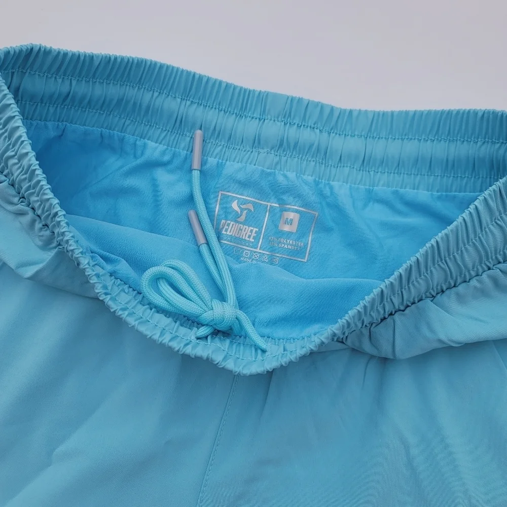 Pedigree FreeRUN High Waist Lined Shorts with Zipper Pockets | Blue - Picture 4 of 9